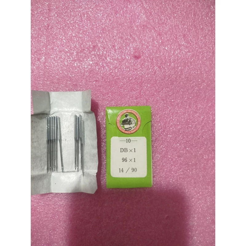 سوزن چرخ خیاطی صنعتی ارگان قدیمی جلد سبز راسته دوزی سایز 14